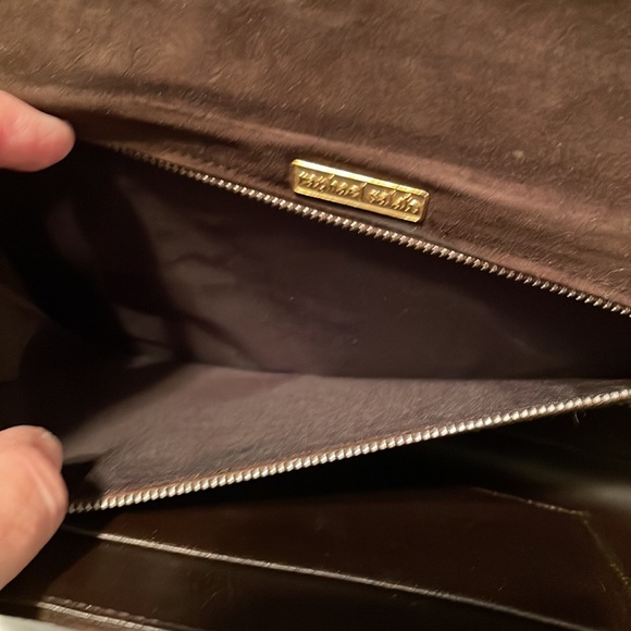 Vintage Raphael Salato suede clutch bag - Picture 5 of 14